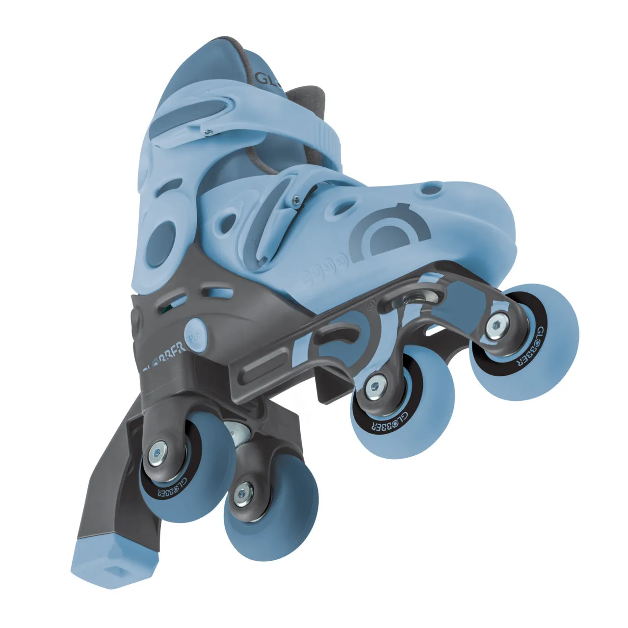 Globber Learning Inline Skates 2 In 1 - Ash Blue