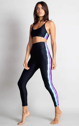 HALO Malala Yoga Leggings in Rainbow Stripe