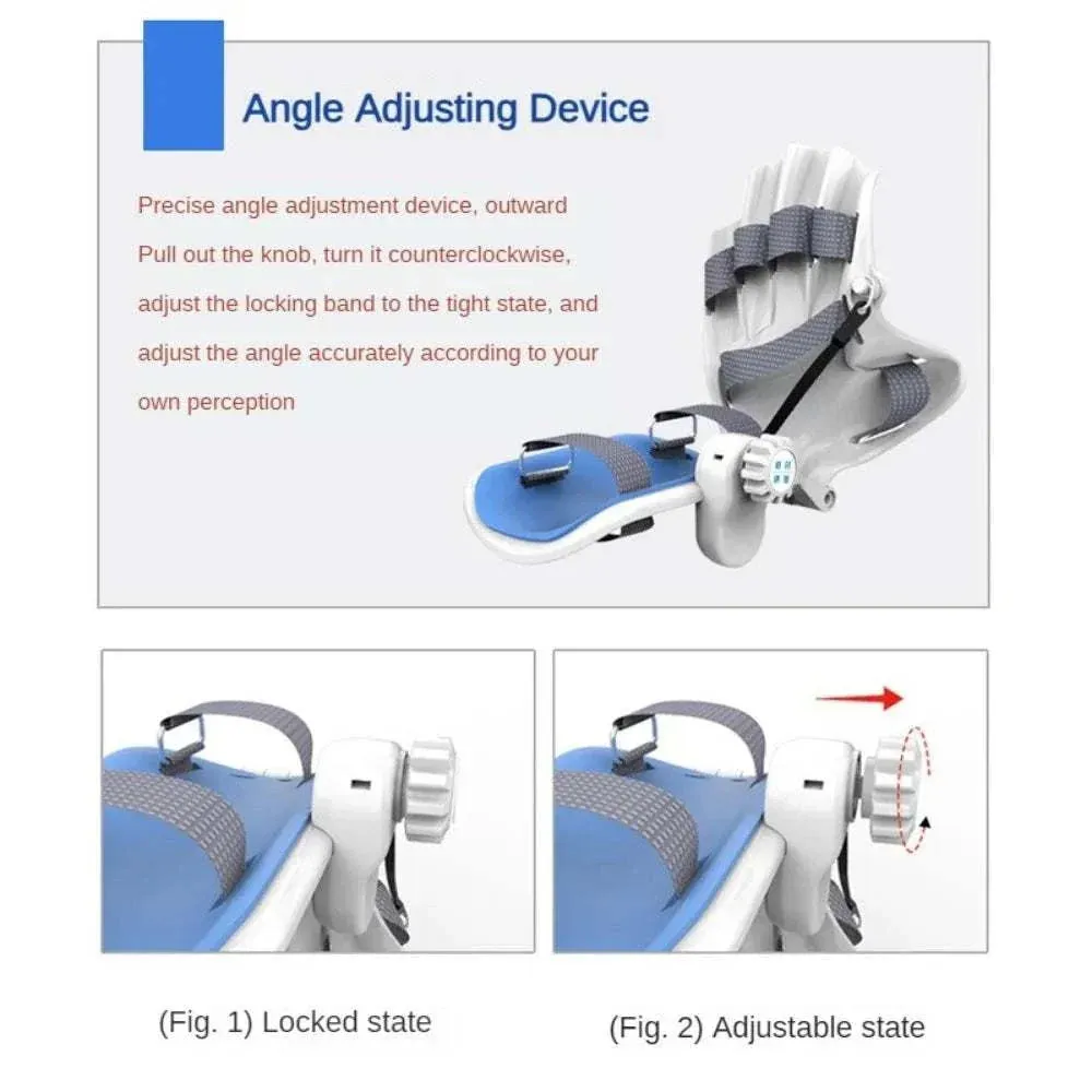 Hand Wrist Rehabilitation Trainer Fingers Wrist Function Exercise Fixator Hand Hemiplegia Stroke Fracture Joint Stiff Recovery