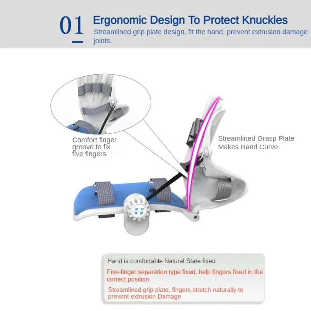 Hand Wrist Rehabilitation Trainer Fingers Wrist Function Exercise Fixator Hand Hemiplegia Stroke Fracture Joint Stiff Recovery