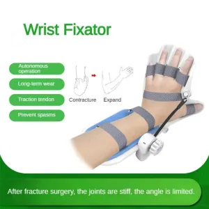 Hand Wrist Rehabilitation Trainer Fingers Wrist Function Exercise Fixator Hand Hemiplegia Stroke Fracture Joint Stiff Recovery