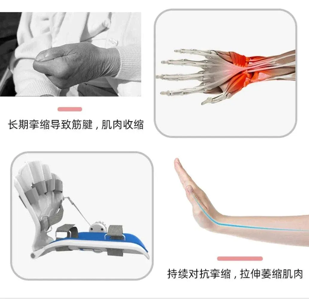 Hand Wrist Rehabilitation Trainer Fingers Wrist Function Exercise Fixator Hand Hemiplegia Stroke Fracture Joint Stiff Recovery