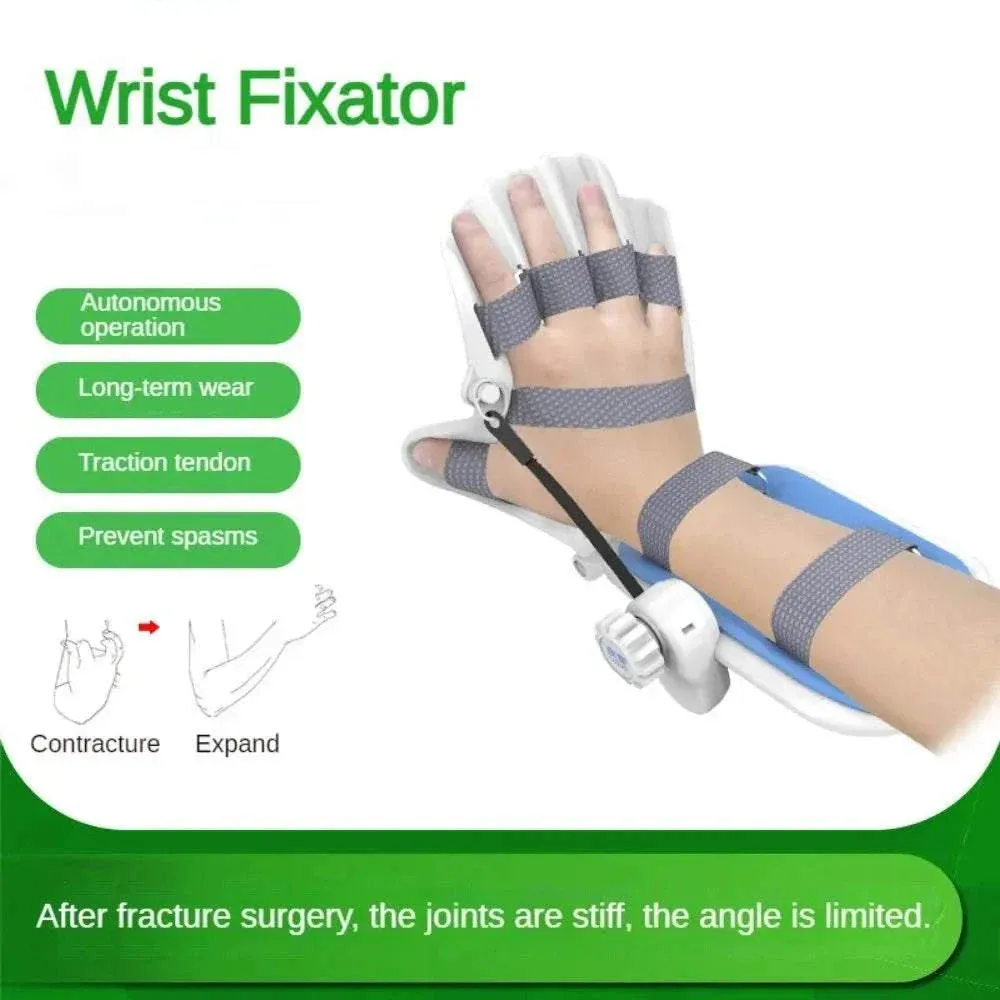 Hand Wrist Rehabilitation Trainer Fingers Wrist Function Exercise Fixator Hand Hemiplegia Stroke Fracture Joint Stiff Recovery