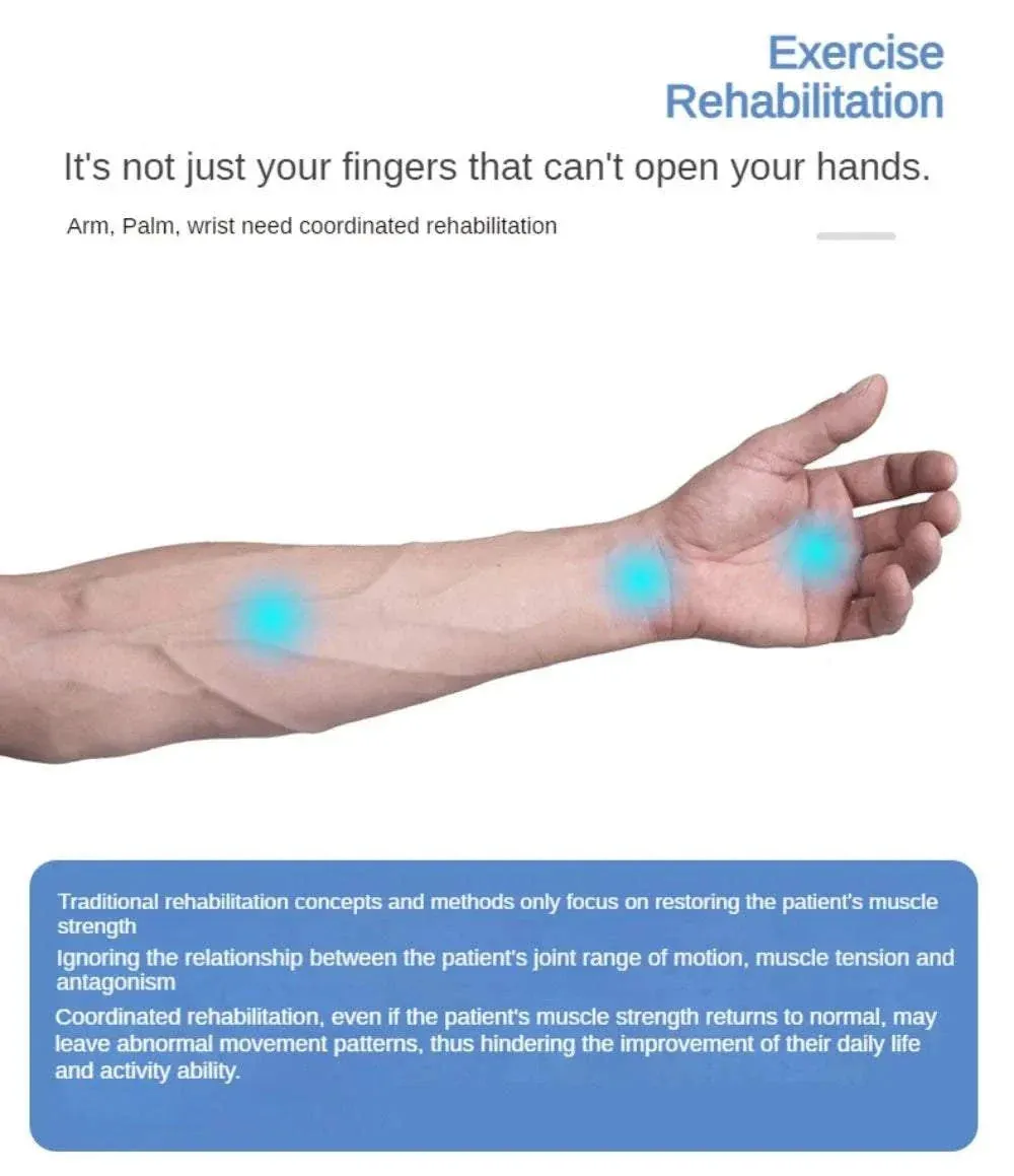 Hand Wrist Rehabilitation Trainer Fingers Wrist Function Exercise Fixator Hand Hemiplegia Stroke Fracture Joint Stiff Recovery