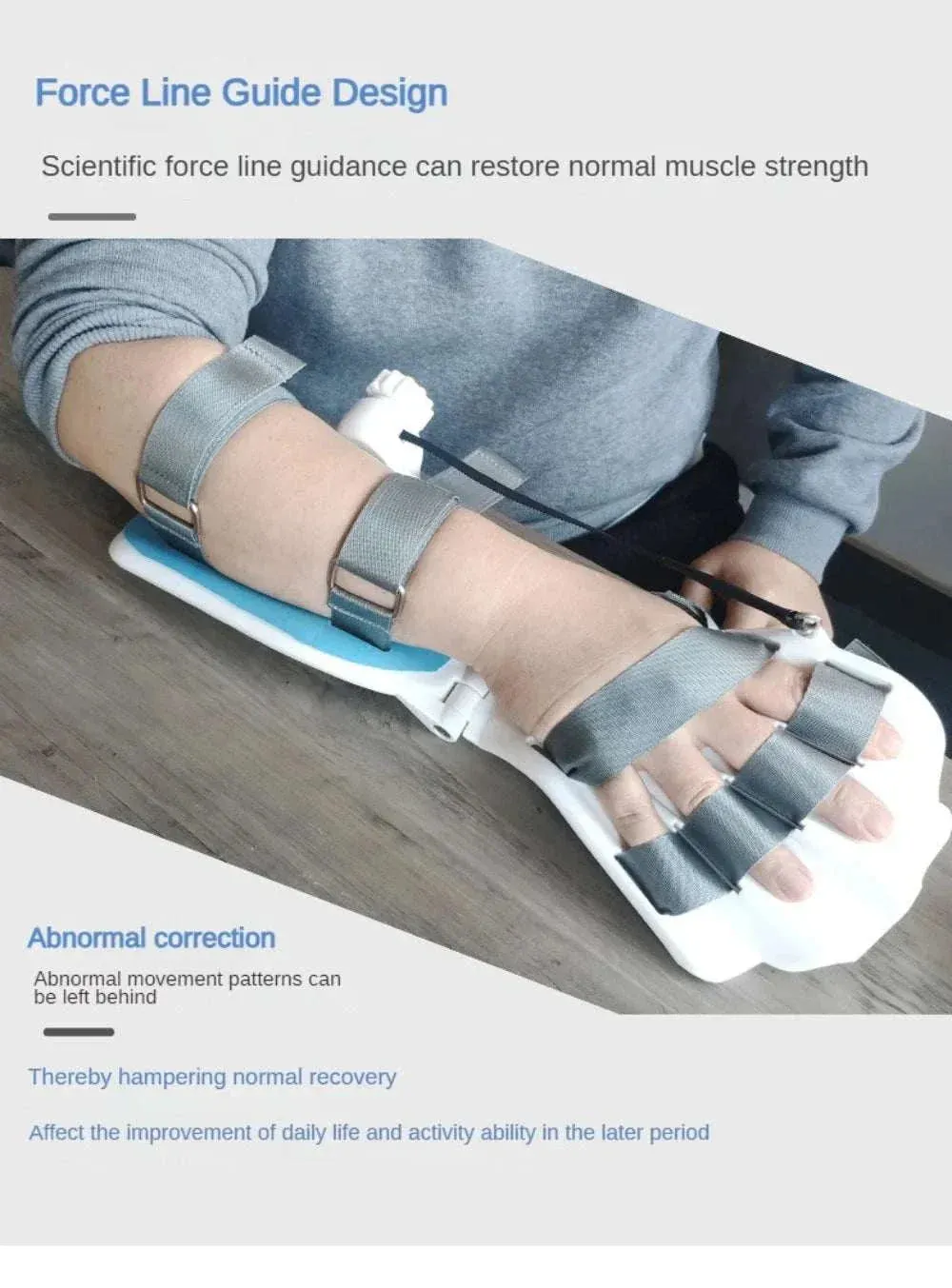 Hand Wrist Rehabilitation Trainer Fingers Wrist Function Exercise Fixator Hand Hemiplegia Stroke Fracture Joint Stiff Recovery