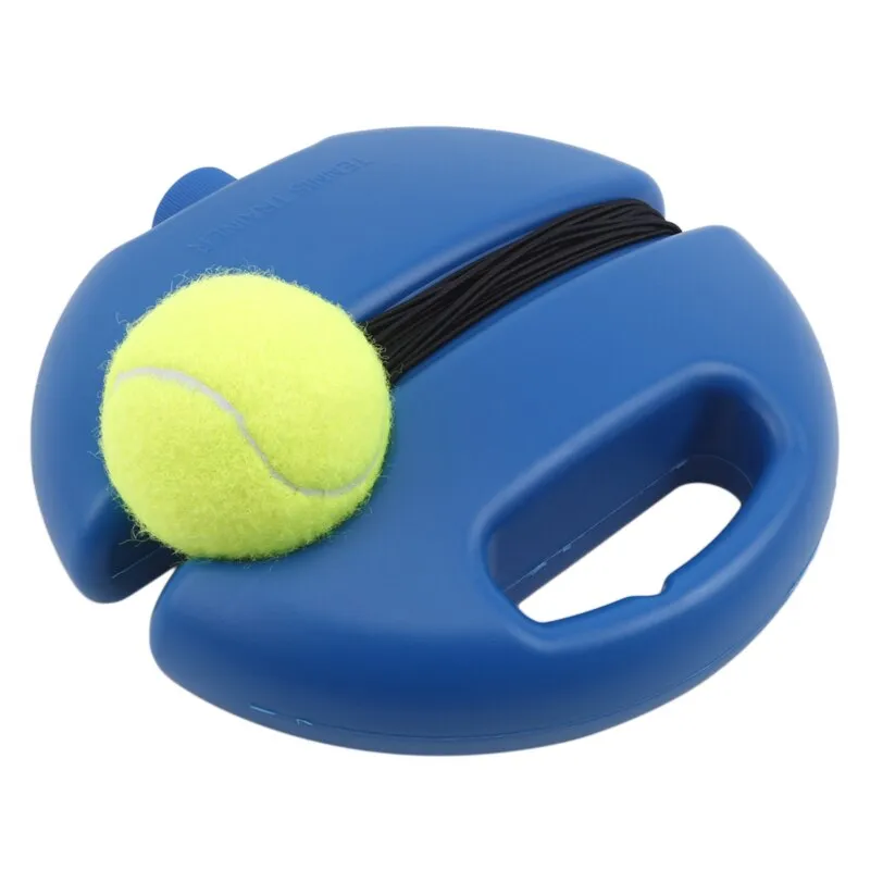 Heavy Tennis Training Tool Exercise Tennis Ball Sports Tutorial Rebound Ball With Tennis Trainer Baseboard Sparring Device