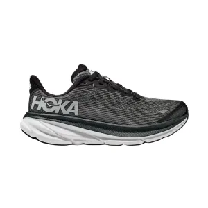 Hoka One One Boy's (Grade School) Clifton 9 Black/White