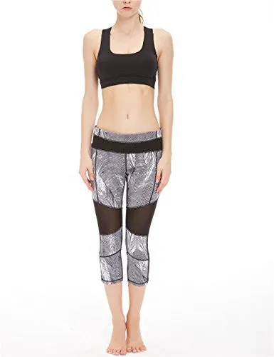 icyzone Women's Athletic Gym Exercise Yoga Clothes Fitness Sports Suits (Top   Pant)