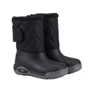 Igor Boy's & Girl's Topo Ski Nylon Snow Boot, Black