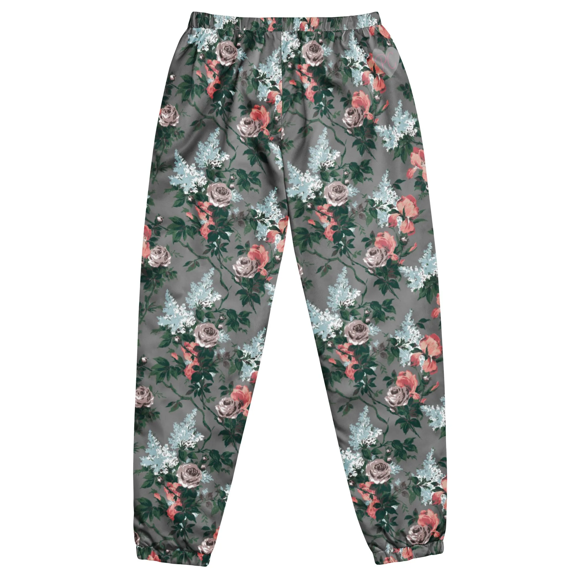 J'Adore Grey Bella Roses Joggers | Pinup Couture Relaxed