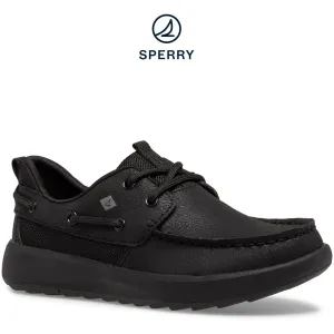 Kid's Fairwater PLUSHWAVE™ Boat Shoe Black (STK264274)