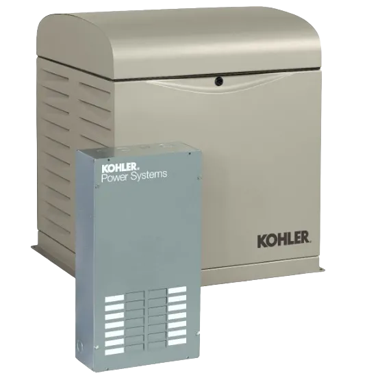 Kohler 10RESVL-100LC12 10KW Standby Generator with 100 Amp Automatic Transfer Switch and App Connect  New