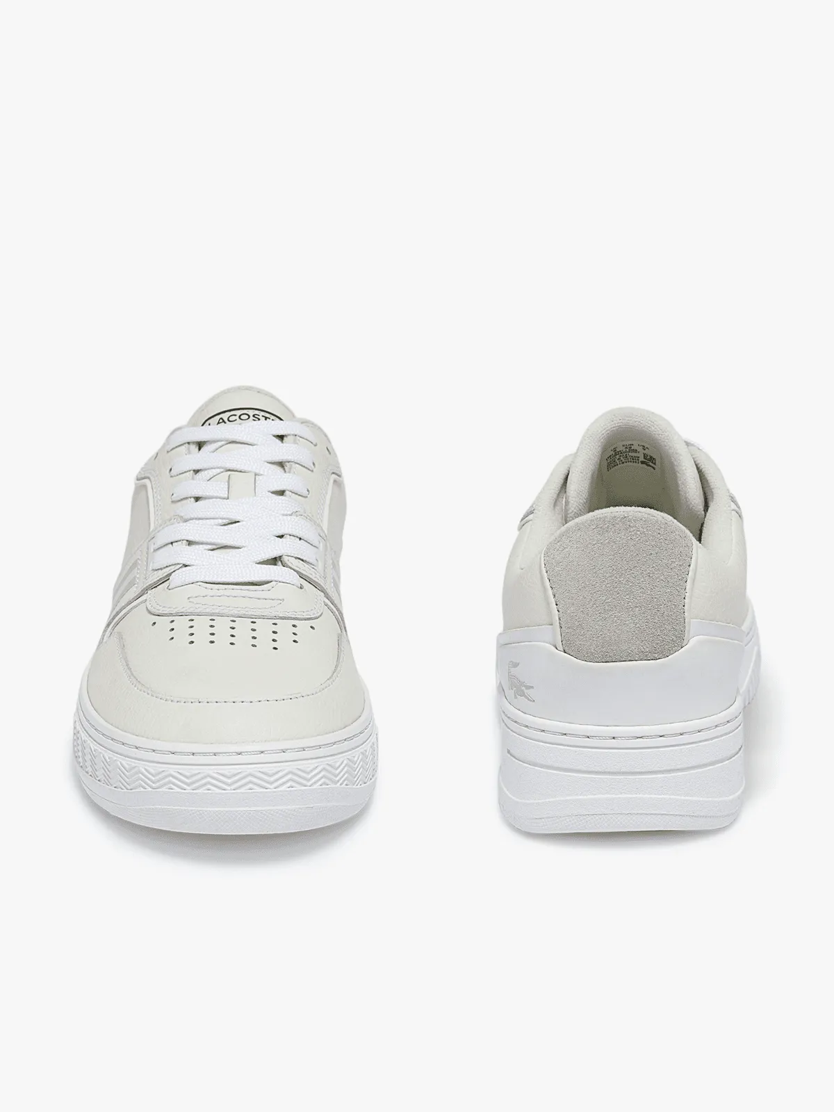 Lacoste Men's L001 Leather Sneakers White/Off White 42SMA0092 65T