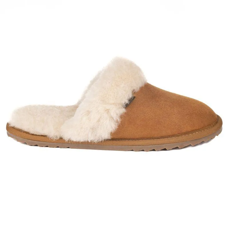 Le Chameau Maison Ladies Mule Slipper - Tan