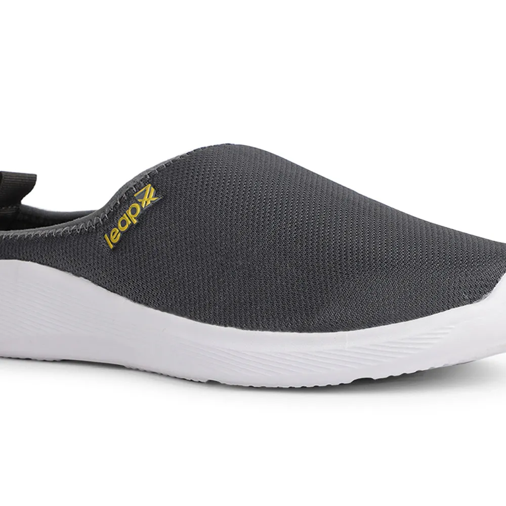 Leap7x Casual Dark Grey Slip-on Mule For Men VESTER-1 By Liberty