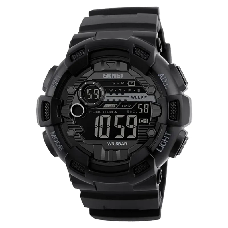 Men's Digital Sports Watch LED Screen & Waterproof with Backlight