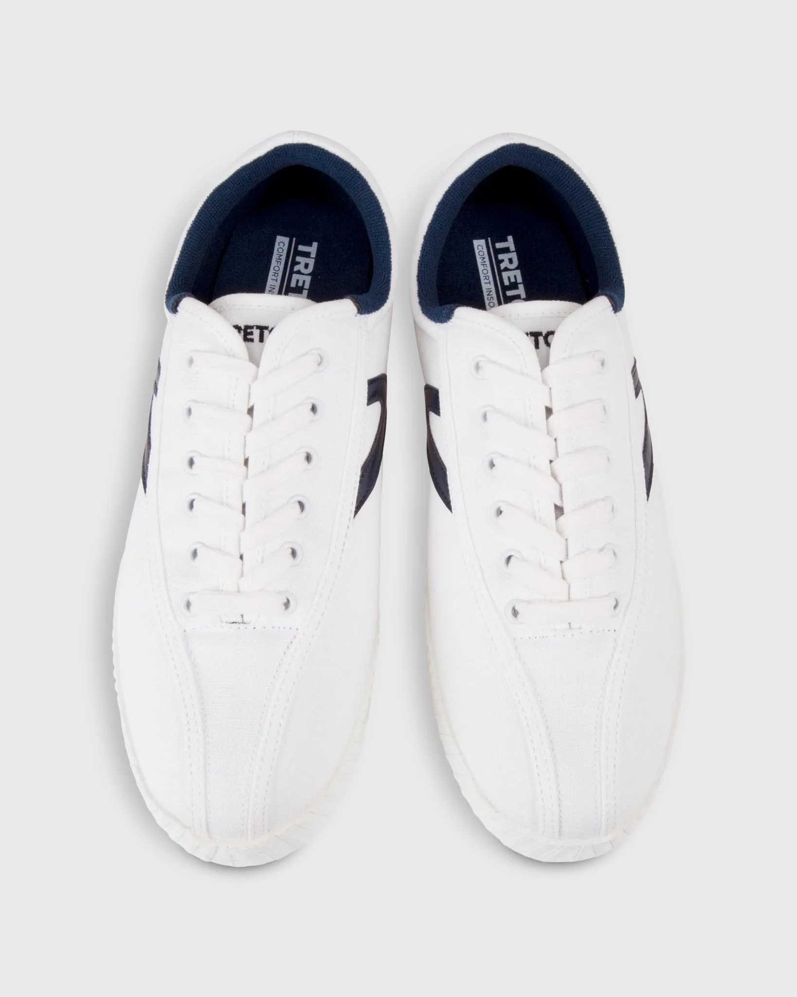 Men's Nylite Canvas Sneaker in White/Night