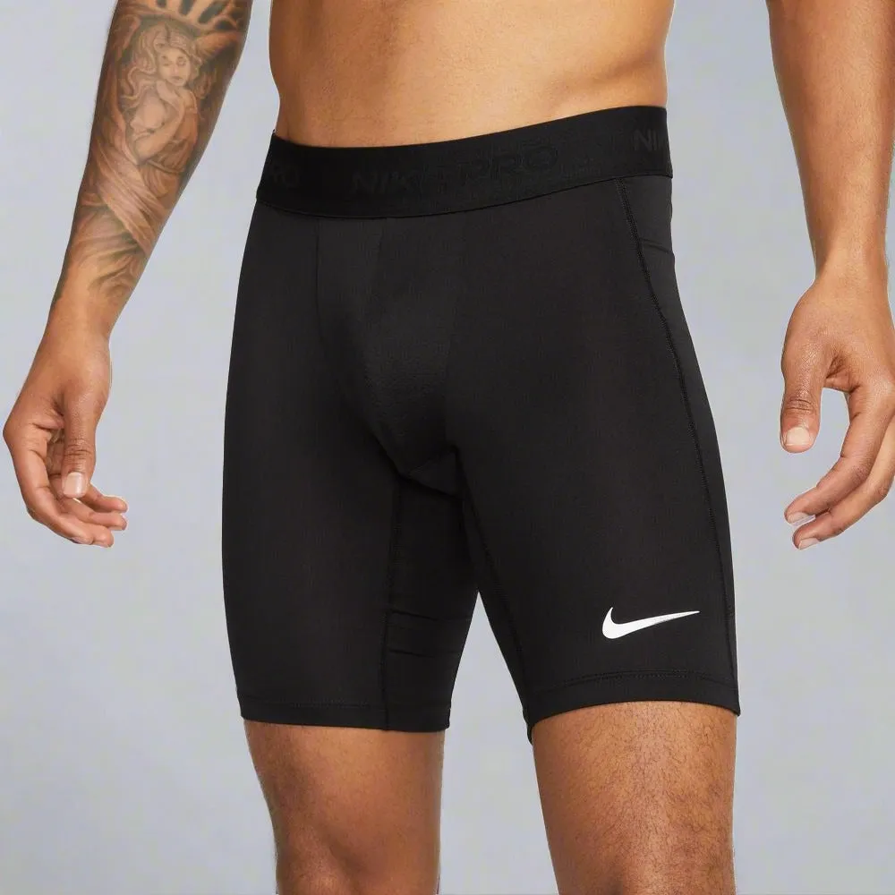 Mens Pro Dri-FIT Fitness Long Shorts - Black