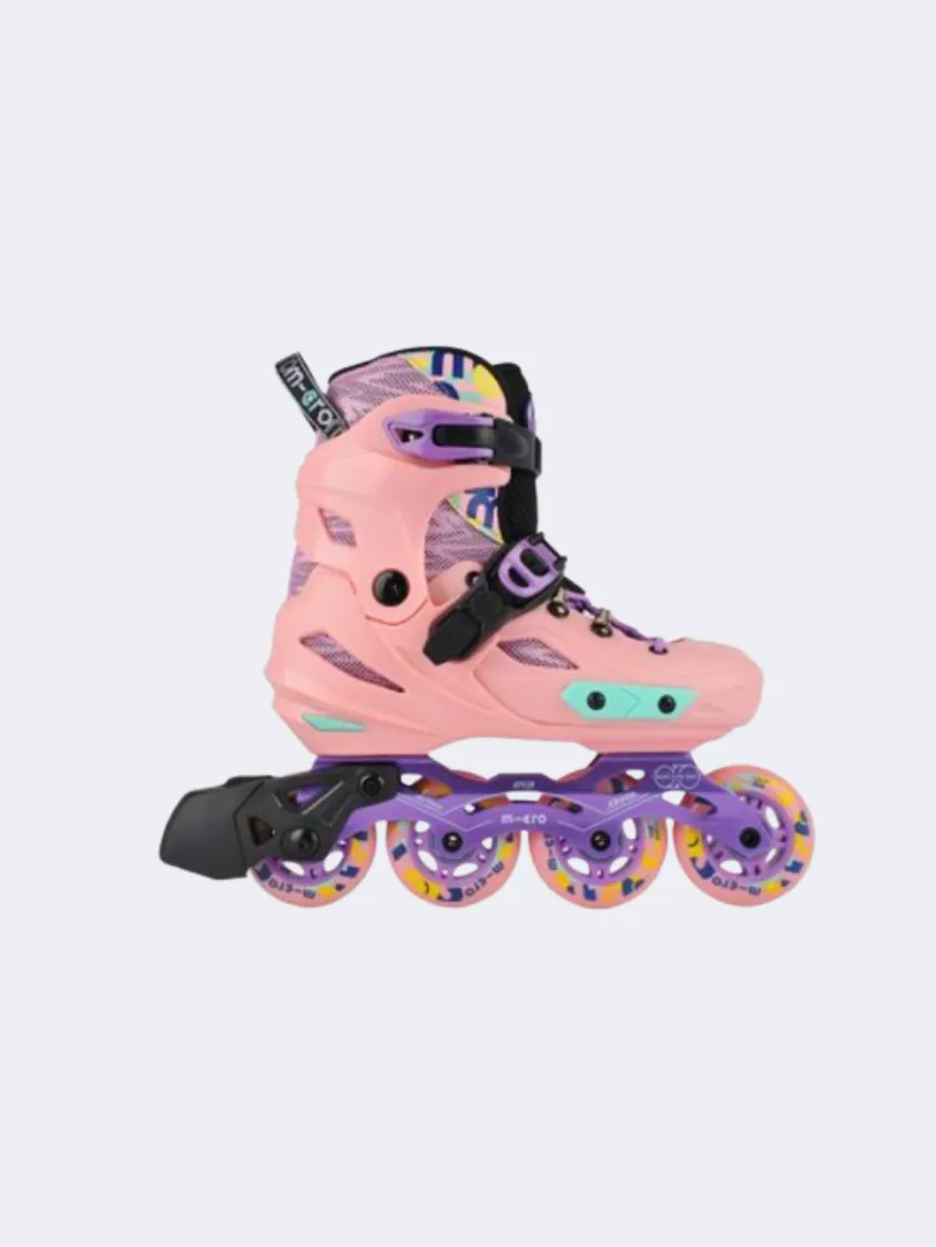 Micro Mis Ce Infinite With Brake Set Unisex In Line Sk Roller Skates Pink