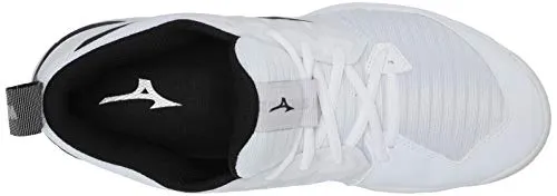 Mizuno Wave Supersonic 2 Womens Volleyball Shoe, White/Black