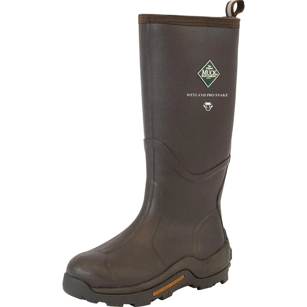 Muck Wetland Pro Snake Boot Brown 11