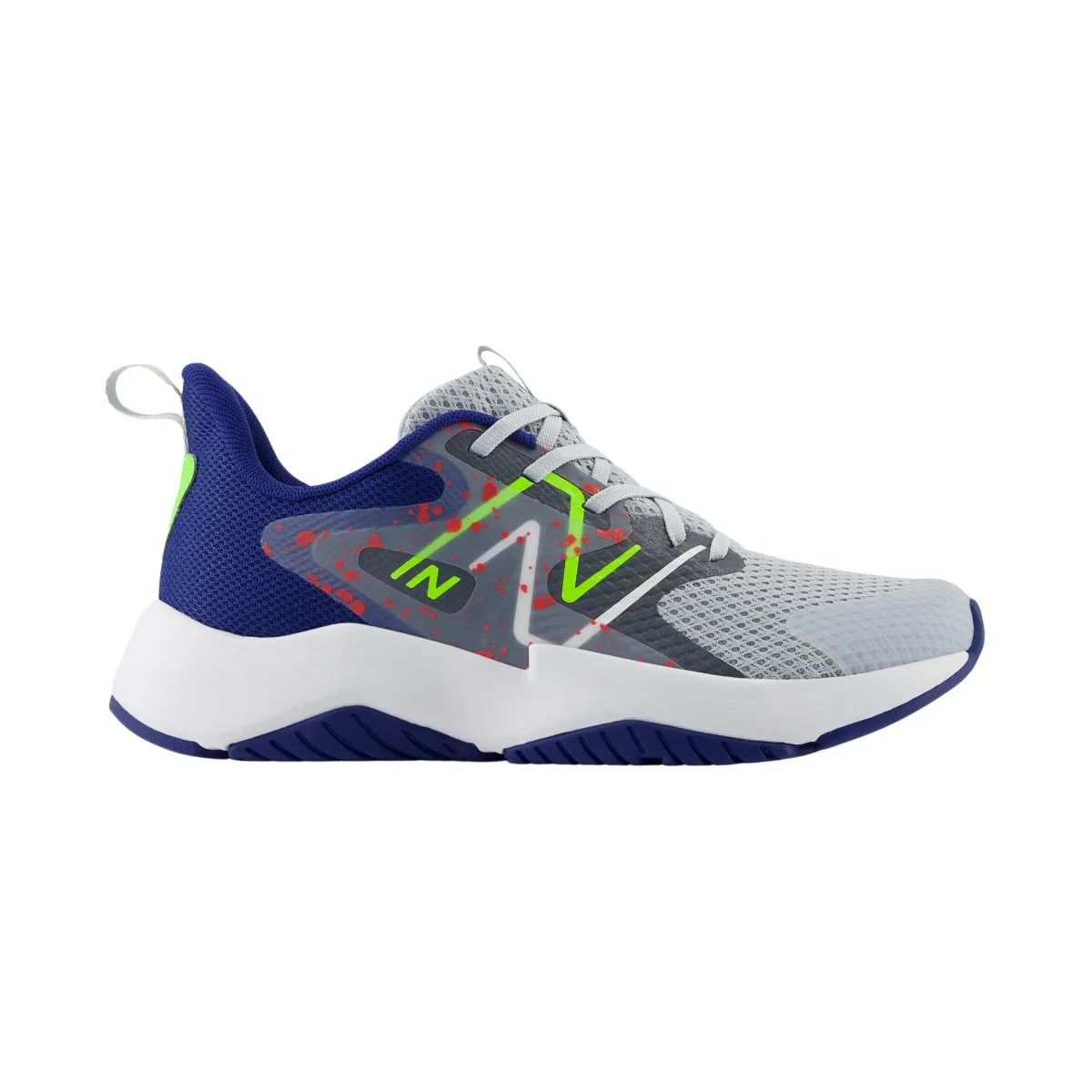 New Balance Boy's (Grade School) Rave Run v2 GKRAVKG2 Granite/Inkwell/Pixel Green