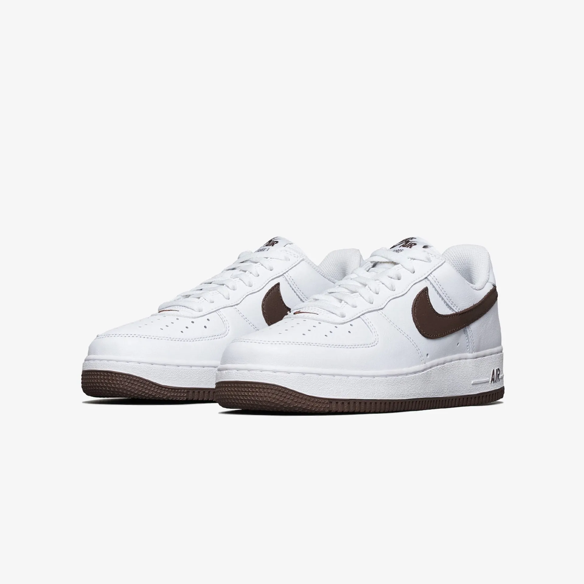 Nike | AIR FORCE 1 LOW  { WHITE / CHOCOLATE