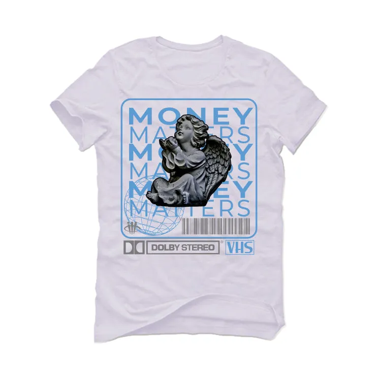 Nike Dunk Low Premium “Topography University Blue” White T-Shirt (MONEY MATTERS)