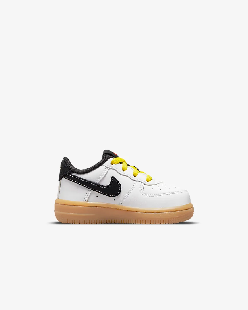 Nike Force 1 LV8 White Anthracite Yellow Strike TD Toddler Sizes DO5863-100