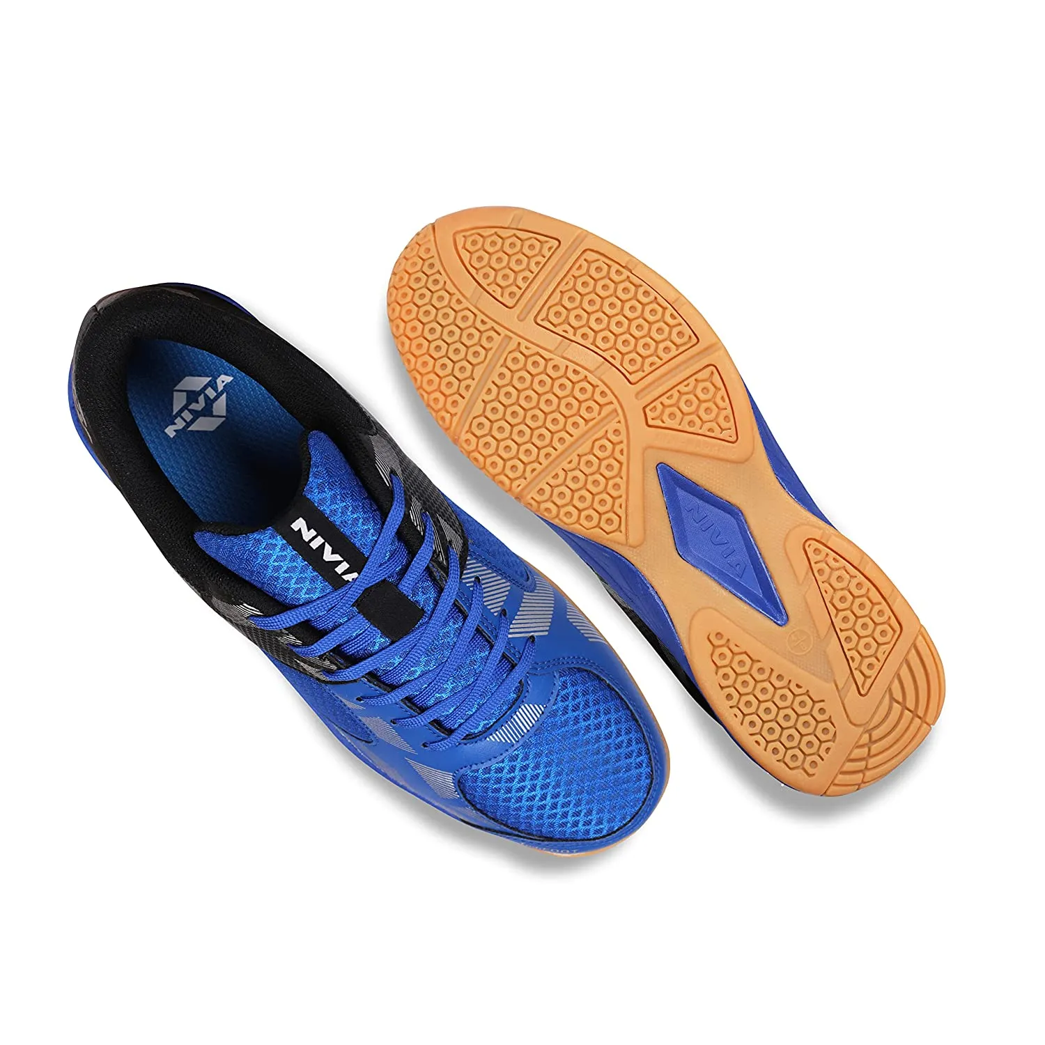 Nivia Appeal 2.0 Non Marking Badminton Shoes for Mens (Royal Blue)