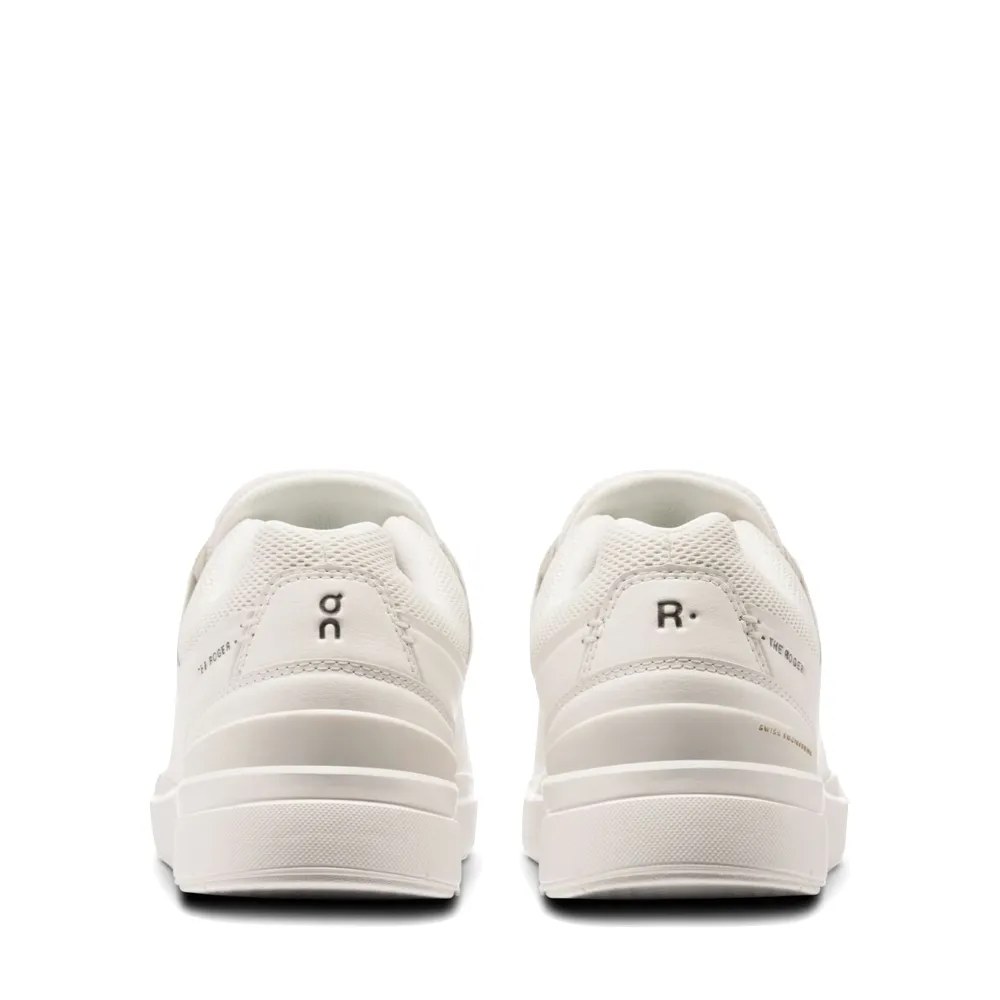 On Women's THE ROGER Advantage Sneaker in White/Undyed