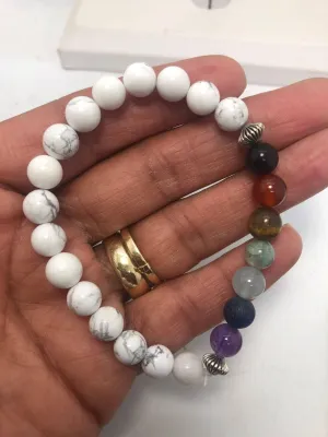 Pick your Gemstone  Chakra Stretchy Bracelet