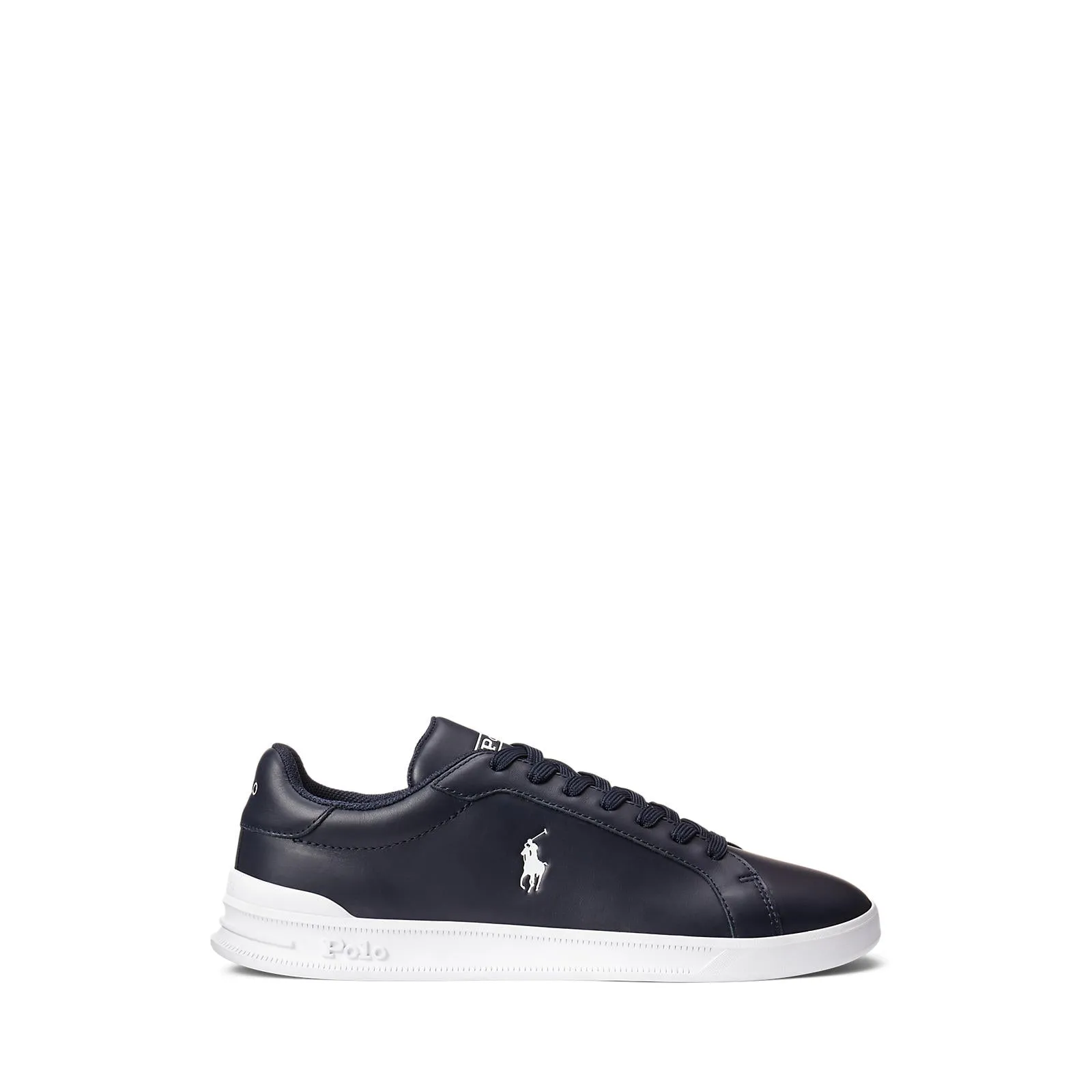 Polo Ralph Lauren - Heritage Court II Leather Sneaker - Navy/White