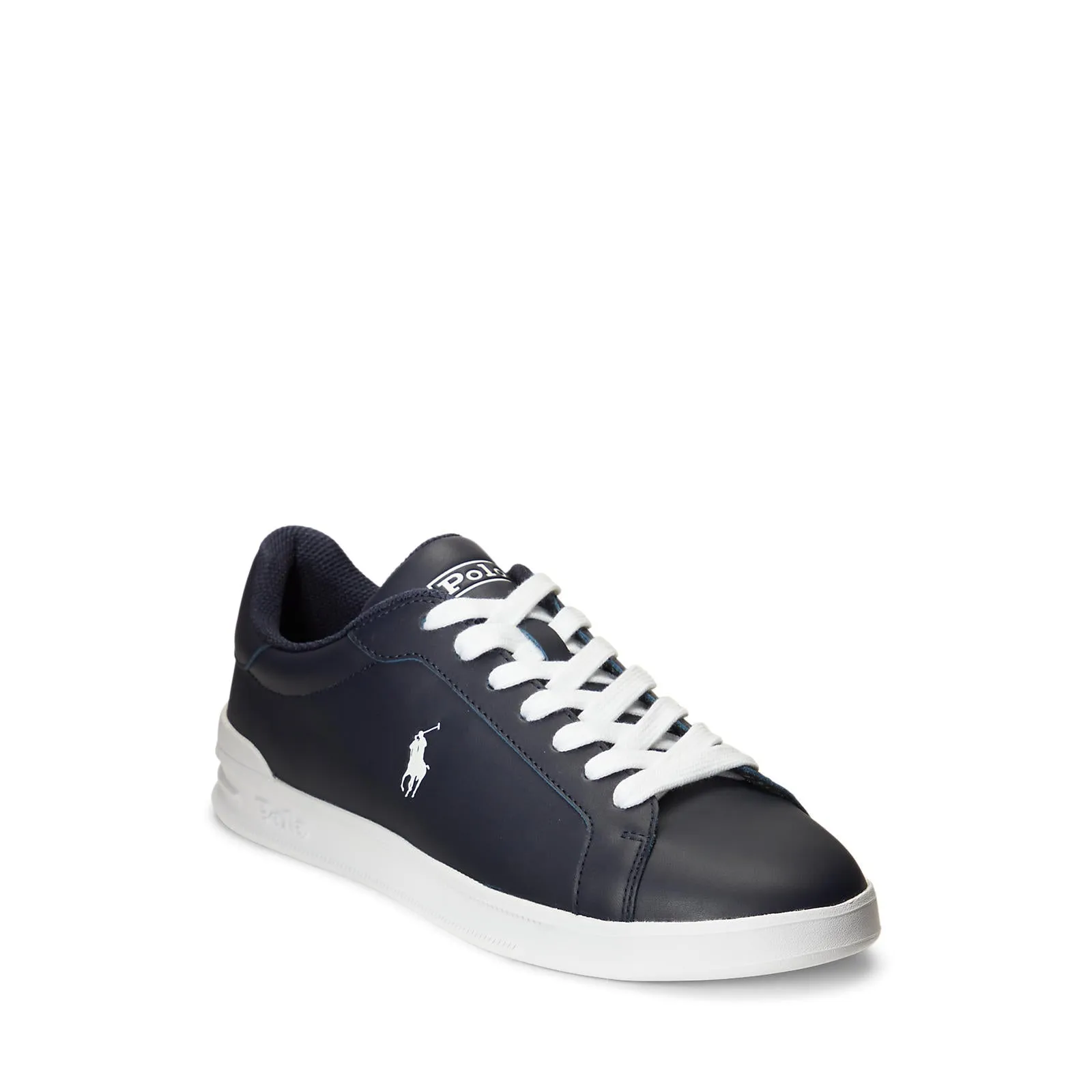 Polo Ralph Lauren - Heritage Court II Leather Sneaker - Navy/White