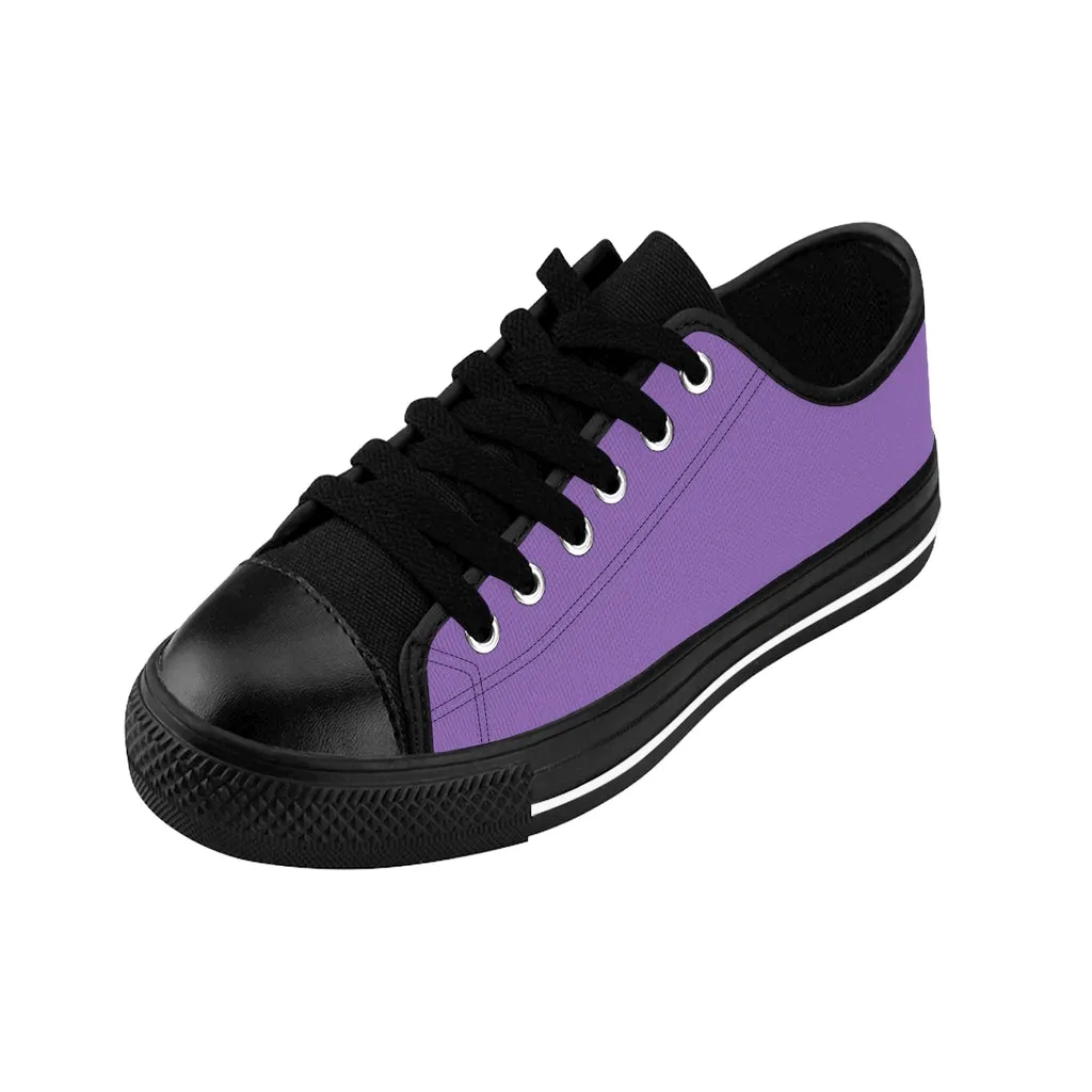 Purple Color Women's Sneakers, Lightweight Low Tops Tennis Running Casual Shoes For Women