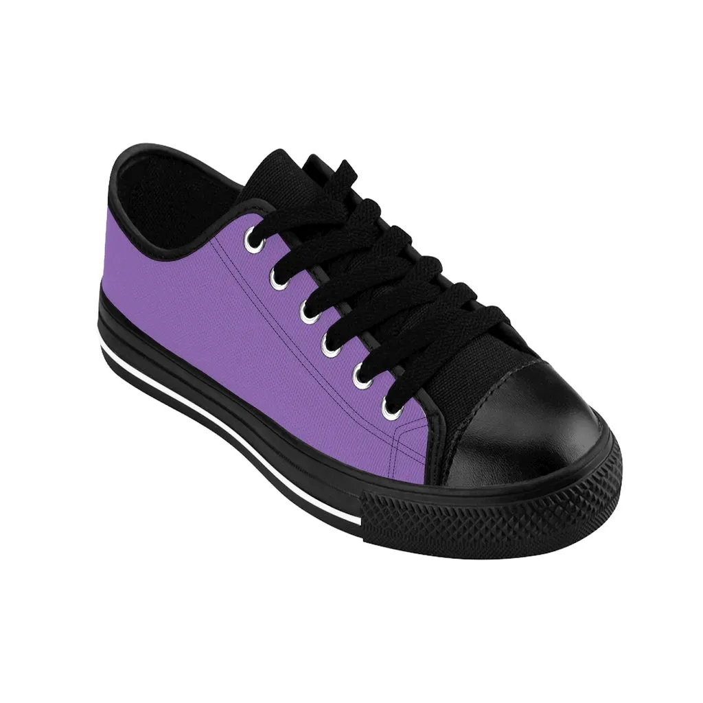 Purple Color Women's Sneakers, Lightweight Low Tops Tennis Running Casual Shoes For Women