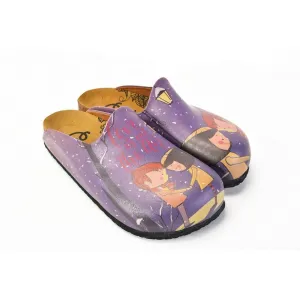 Purple Love Is In The Air Mule CAL1404