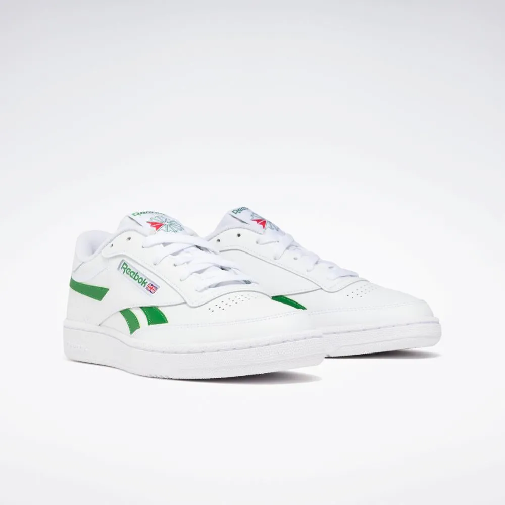 Reebok Footwear Men CLUB C REVENGE FTWR WHT/GLEN GREEN/FTWR WHT