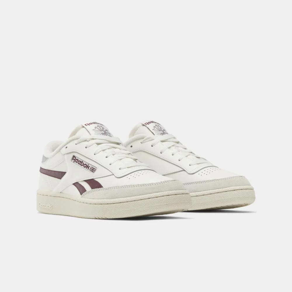 Reebok Footwear Men Club C Revenge Shoes CHALK/CL MAROON /PURE GRY 3