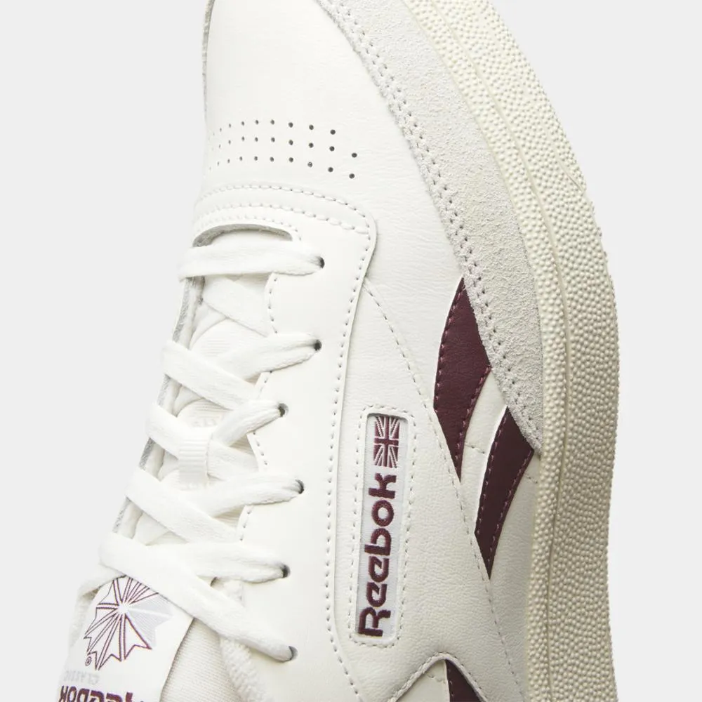 Reebok Footwear Men Club C Revenge Shoes CHALK/CL MAROON /PURE GRY 3