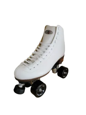 Riedell Angel 111 Med White Roller Skates