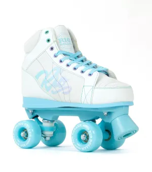 Rio Roller Lumina Quad Roller Skates - White & Blue