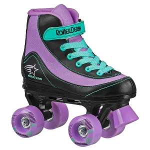 Roller Derby Firestar Purple/Black/Mint Skates Size Jr.12