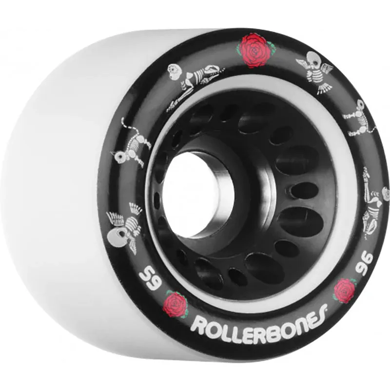 RollerBones Pet Day of the Dead Speed wheel 59mm x 96a White 4pk