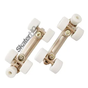 Rollerskate Plate Kit - 10in 255mm - Gold/Cream