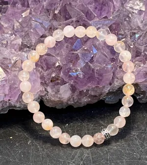 Rose Quartz 6mm Stretchy Bracelet