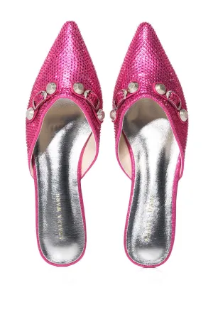 ROSEBUD-FUCHSIA MULE CLOG