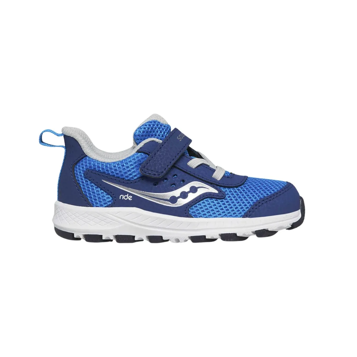 Saucony Toddler's Ride 10 Jr Blue/Silver