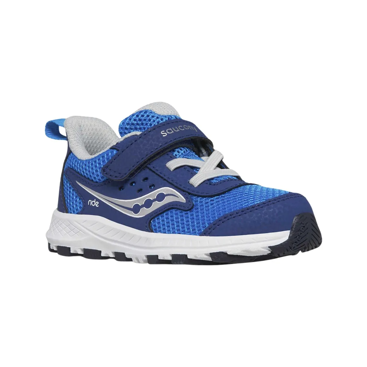 Saucony Toddler's Ride 10 Jr Blue/Silver