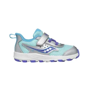 Saucony Toddler's Ride 10 Jr Silver/Turquoise